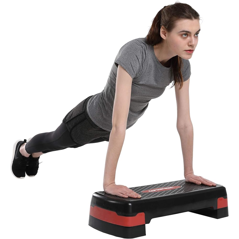 CAPTAIN STAG Aerobics Exercise Fitness Stepping Platform Aerobics Step Step Stand Vit Fit UR-859 Width 680 x Depth 280 x Height 150mm