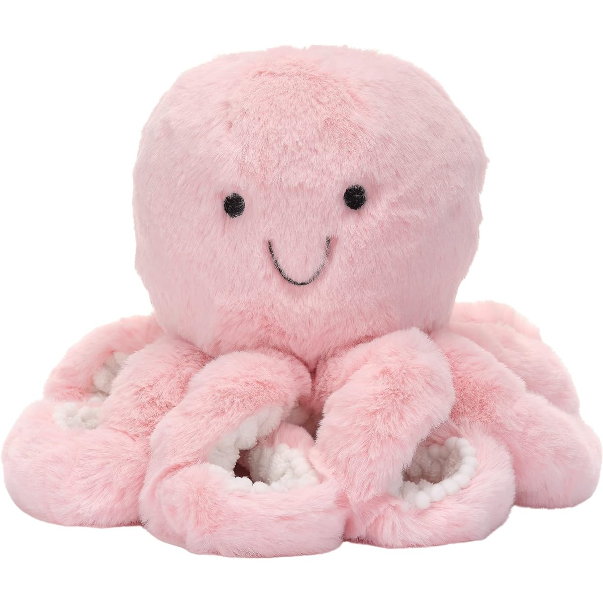 Lambs & Ivy Sea Dreams Pink Stuffed Octopus Plush - Bubbles