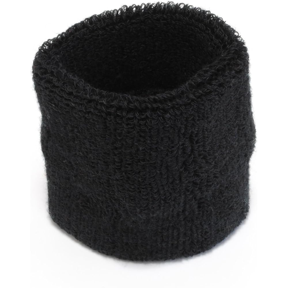 oruta Imabari Muffler Towel Wristband Set of 2 Imabari Certified Made in Japan Sports Black Set of 2