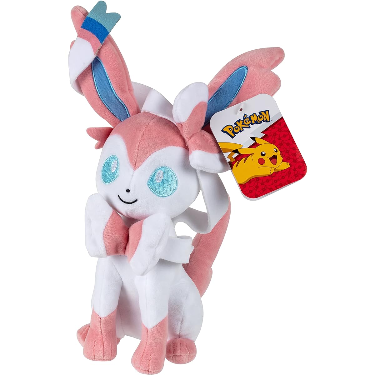 Pokemon 8" Sylveon Espeon Umbreon Plush 3-Pack Eevee Evolution Officially Licensed Merchandise Great Gift for Kids