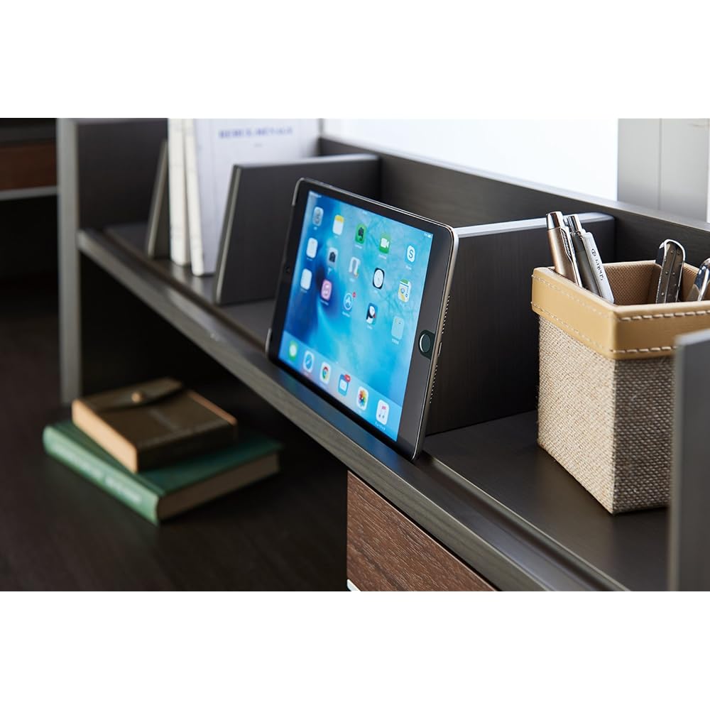 KOIZUMI Study Desk PC Desk WISE 90 Bridge BW Color KWA-654BW Size: W890 x D225 x H333mm