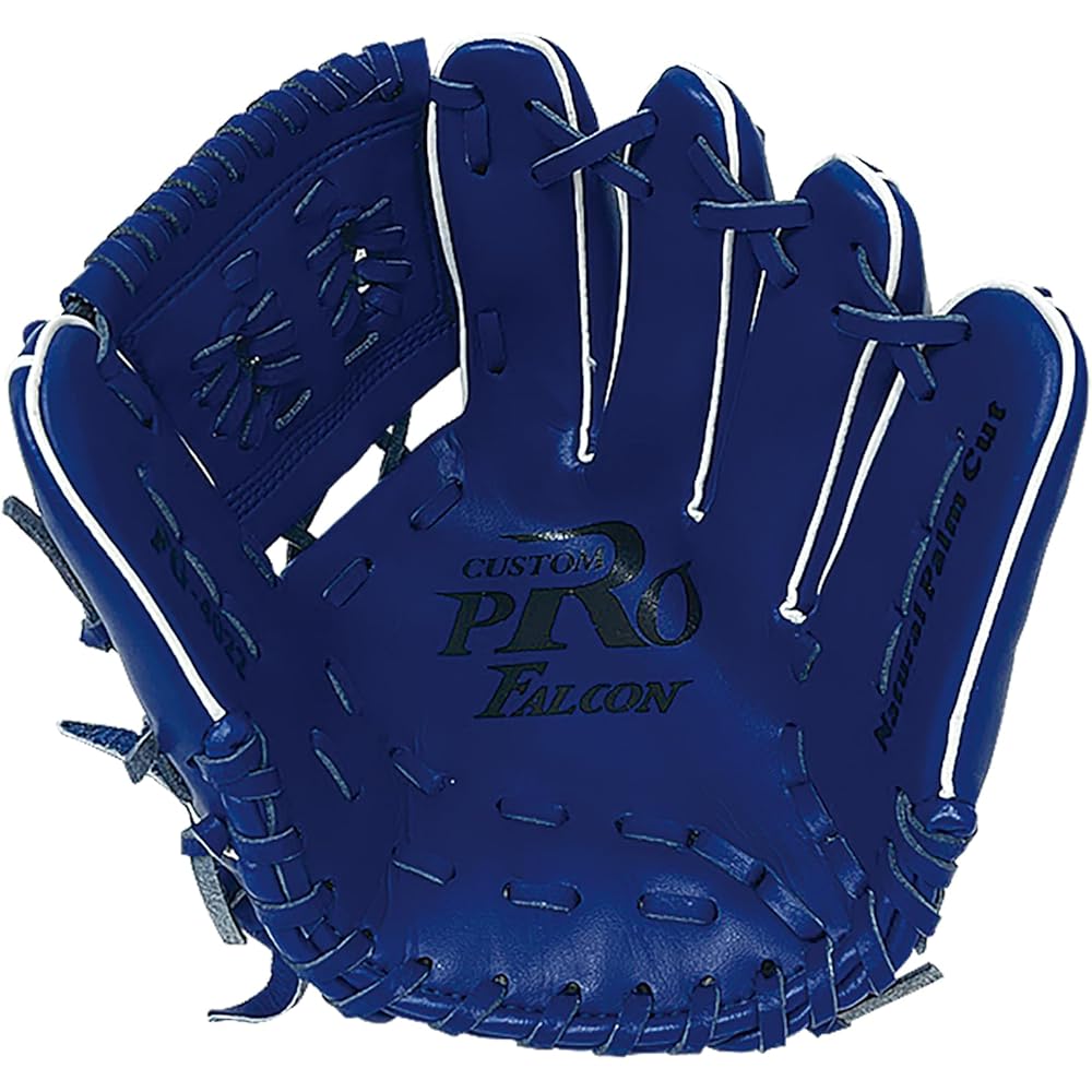 Falcon Soft Glove LH (Right Throwing) for Boys and Senior Years FG-4022 Royal Blue L