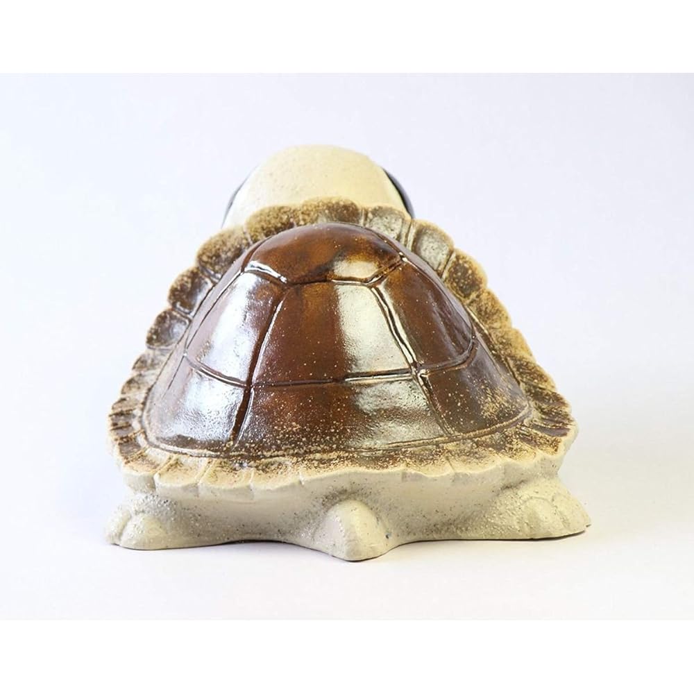 CtoC JAPAN Select Shigaraki Ware Tortoise Figurine 9036-01 Pottery Width 22cm x Depth 31.5cm x Height 14.5cm Fukugame Sandstone No. 10 Stylish Pottery 4510542321175