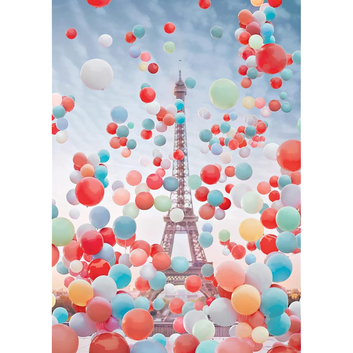 Buffalo Games - blanc - Eiffel Tower Balloon - 500 Piece Jigsaw Puzzle White