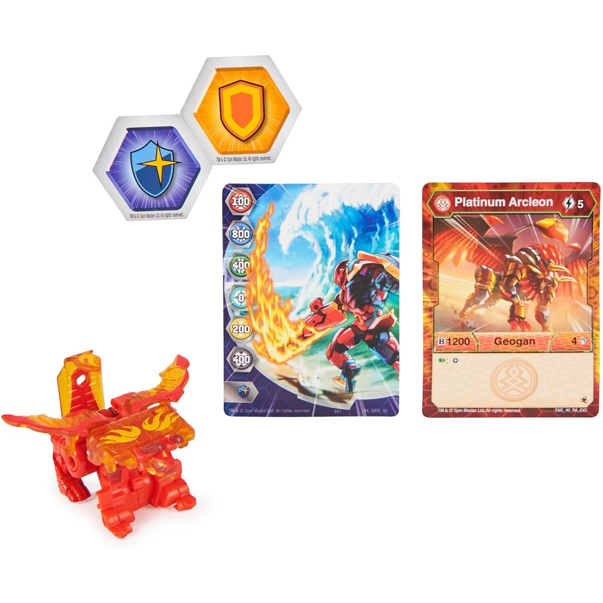Bakugan Evolutions 2022 Platinum Series Diecast Geogun Pirus Archleon