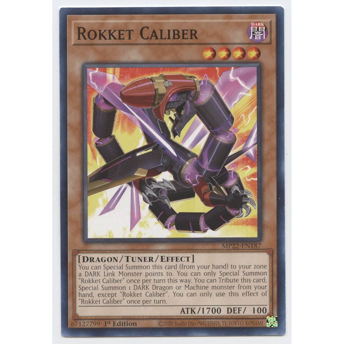 Rokket Caliber - MP22-EN187 - Common - First Edition.