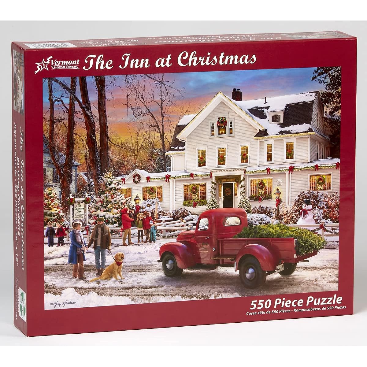 Vermont Christmas Company Christmas Inn Jigsaw Puzzle 550 Pieces