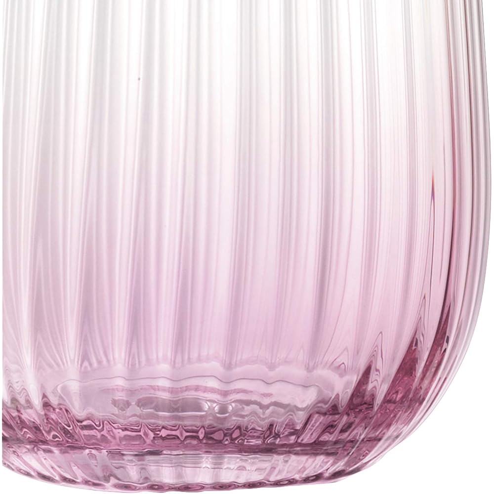 LSA DUSK VASE PINK/GREY W14.5xD14.5xH28cm