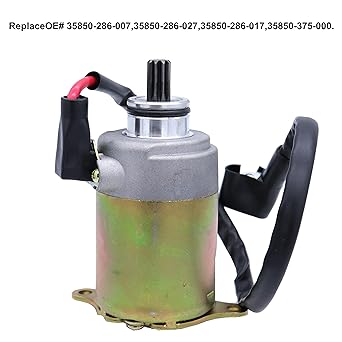 Woopeey Starter Solenoid Relay & Starter Motor for GY6 Engine 150cc 200CC 250CC Scooter Go Kart ATV Dirt Bike Baja Wilderness Taotao Cool Star Jonway Roketa