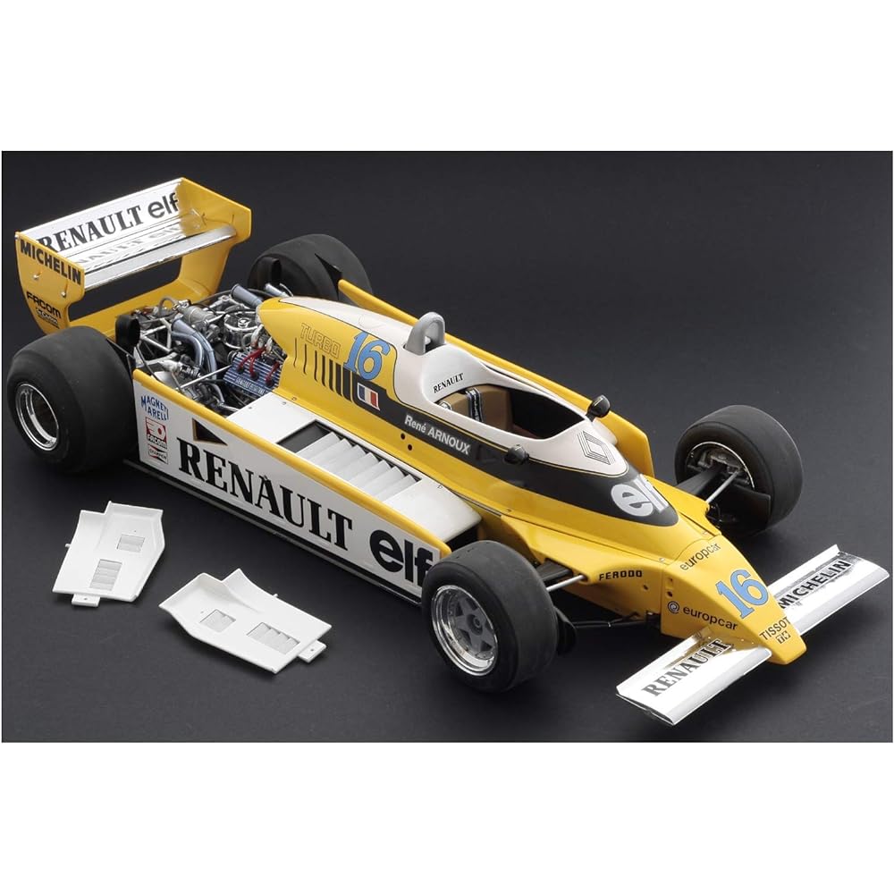 ITALERI 1/12 Renault F1 RE20 Turbo Plastic Model IT4707 with Japanese Instruction Manual