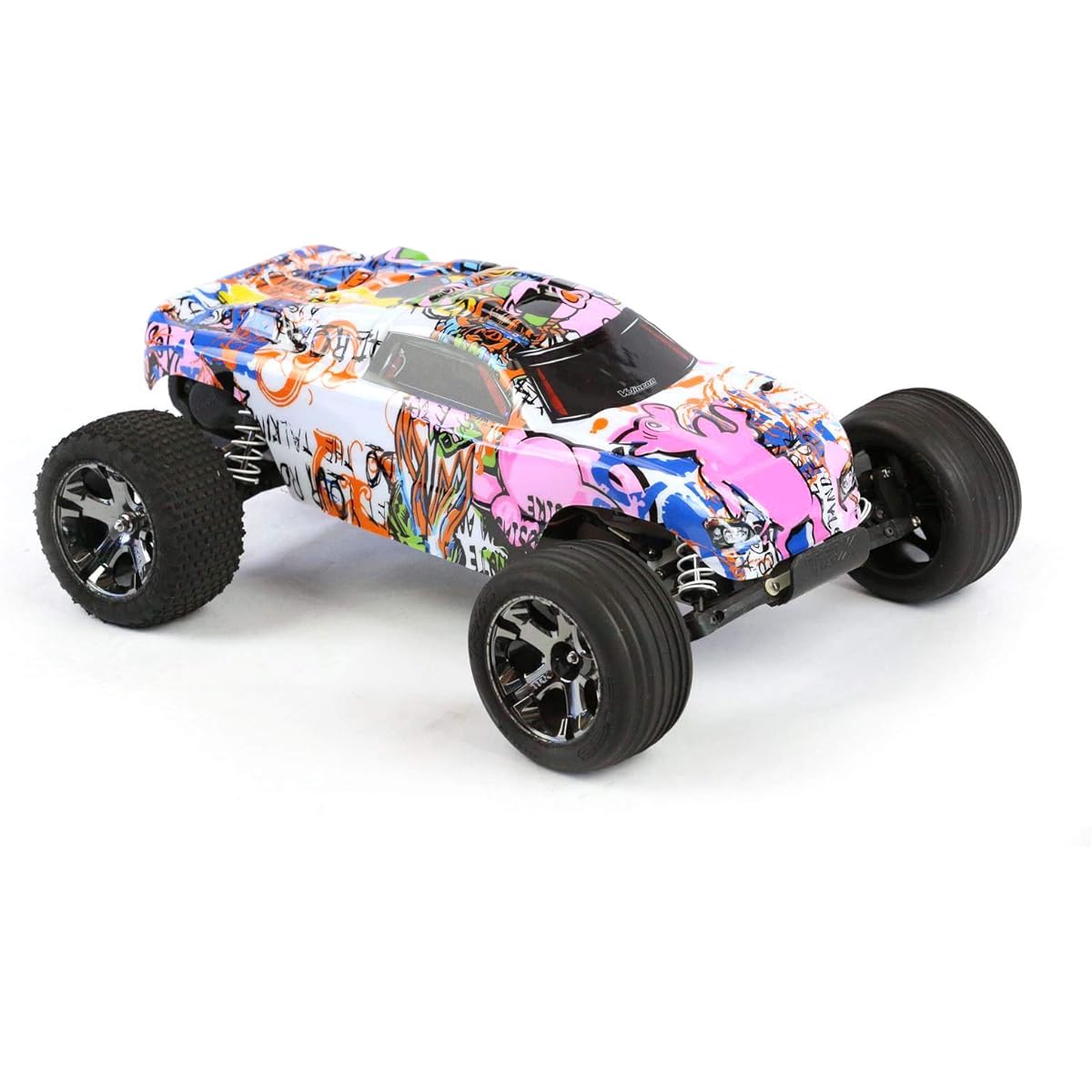 Compatible Custom Body Graffiti Pink Pig Style Replacement for 1/10 Scale RC Car or Truck (Truck Not Included) R-PIG-01