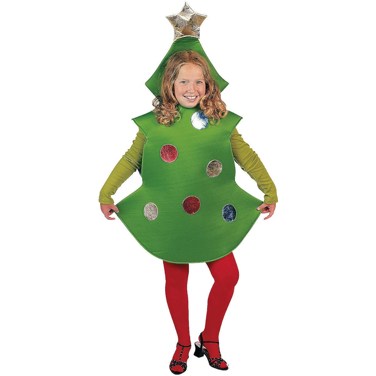 Kids Christmas Tree Costume - Apparel Accessories - 1 Piece