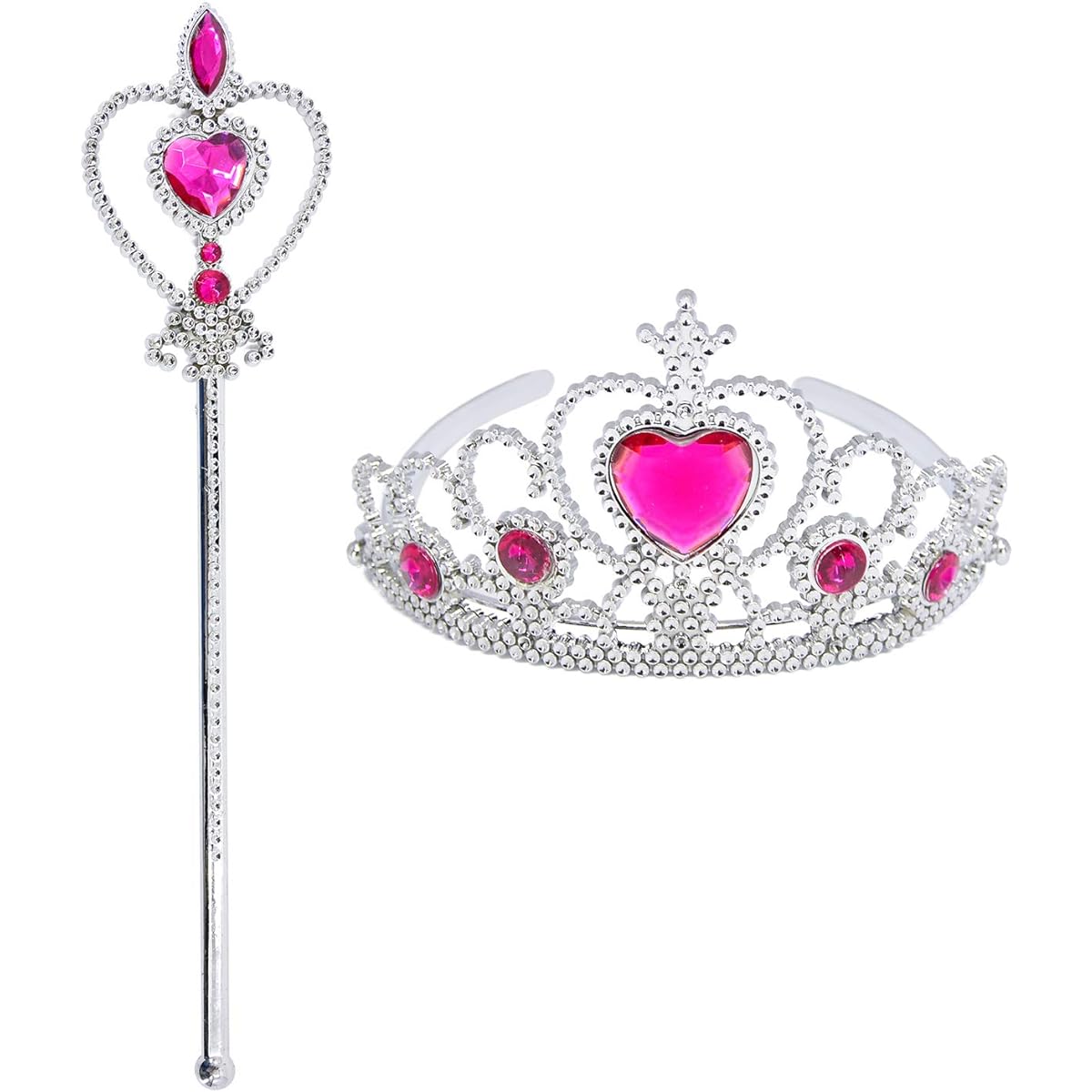 Party Chili Princess Costume for Little Girls Birthday Dress Up 2T-6T US Size: 2-3T Color: Pink
