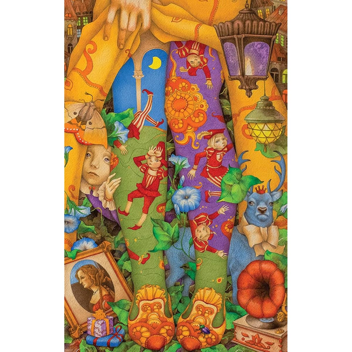 DAVICI World Famous Wooden Jigsaw Puzzle for Adults and Kids, Masterpiece Wooden Jigsaw Puzzle, Cut to Shape Objects and Characters, 250 Pieces, Collection 2, Stockings