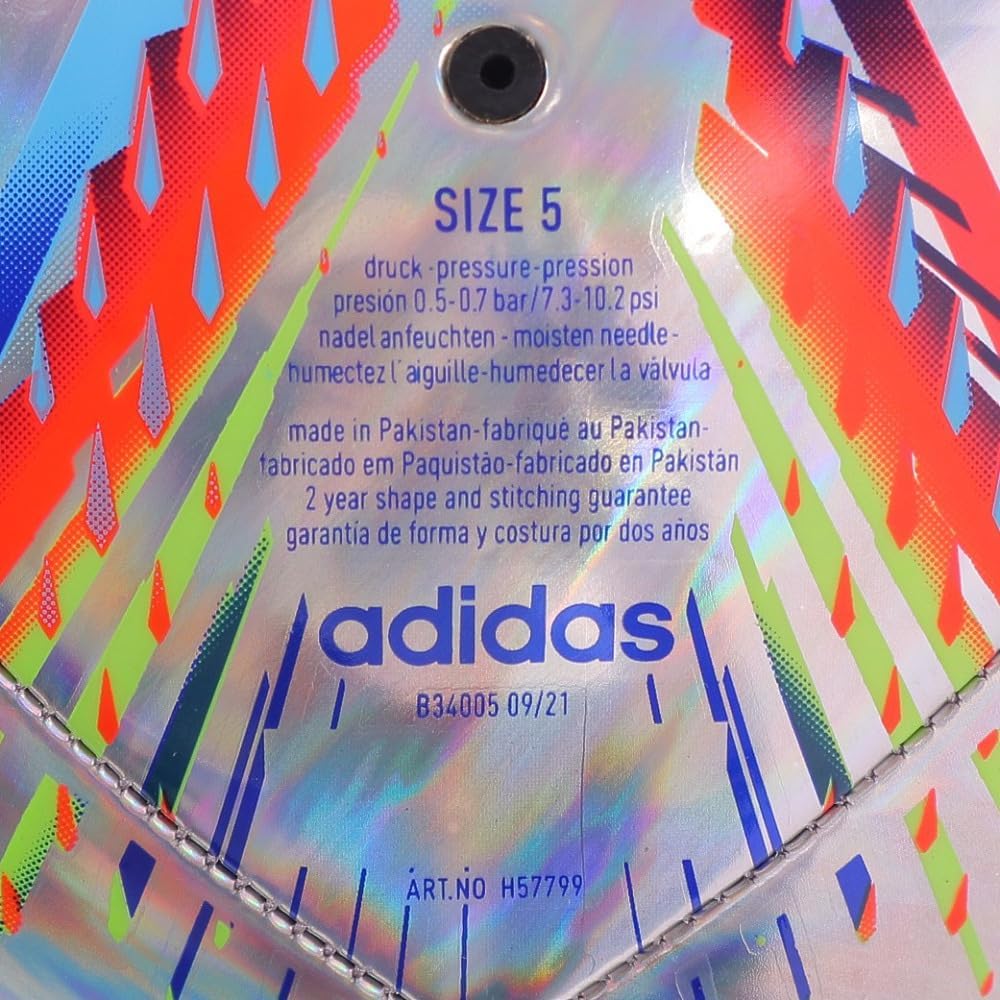 adidas Soccer Ball for Junior High School Students and Up No. 5 Ball Al Rifla Training AF555HO