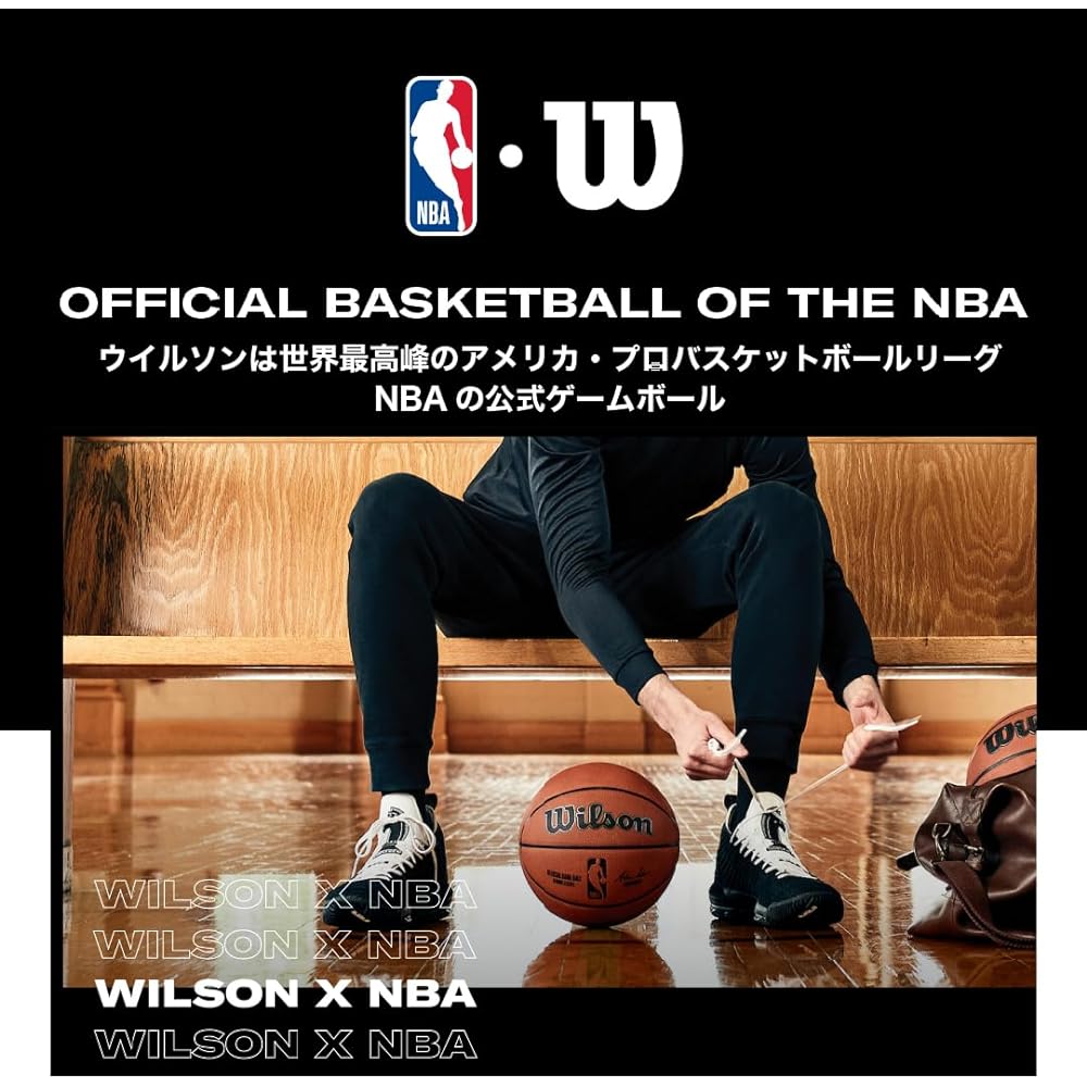 Wilson Basketball NBA FORGE BASKETBALL Series (Forge Basketball) Synthetic Leather Composite Junior Women's Men's No. 7, No. 6, No. 5 (Court Used: Indoor & Outdoor)