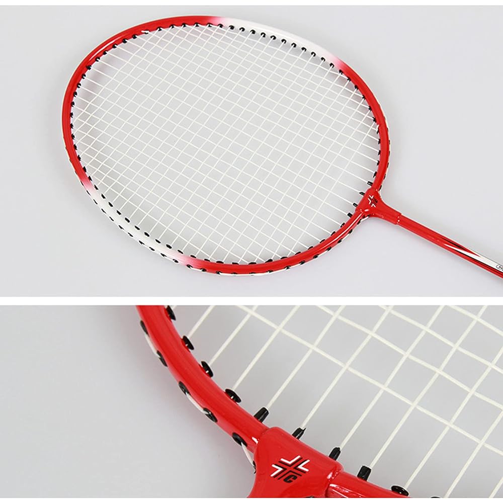 selling-sports Badminton Racket Set for 2 Players, Double Racket, Ultra Lightweight, Sturdy, Beginners, For Practice, Club Activities, Leisure, Sports Equipment, Carrying Bag Included