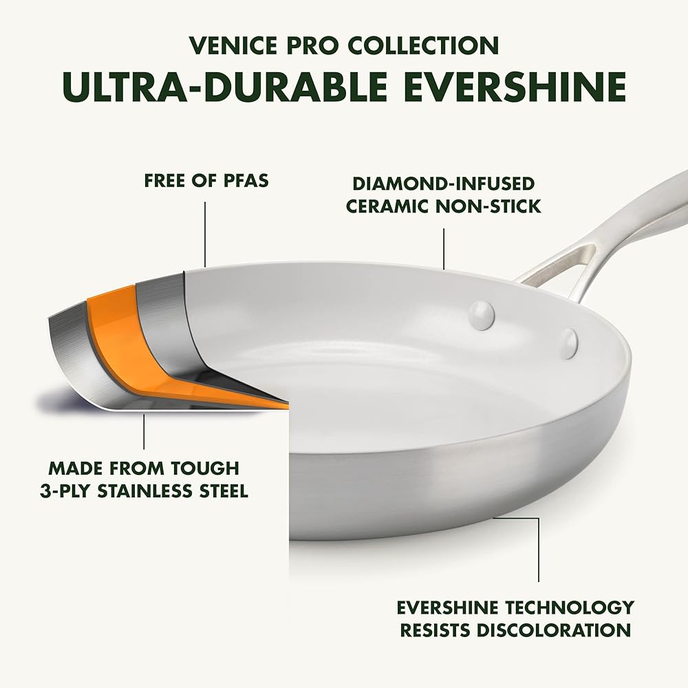 Greenpan Venice Pro Venice Pro Stainless Steel 26cm Silver