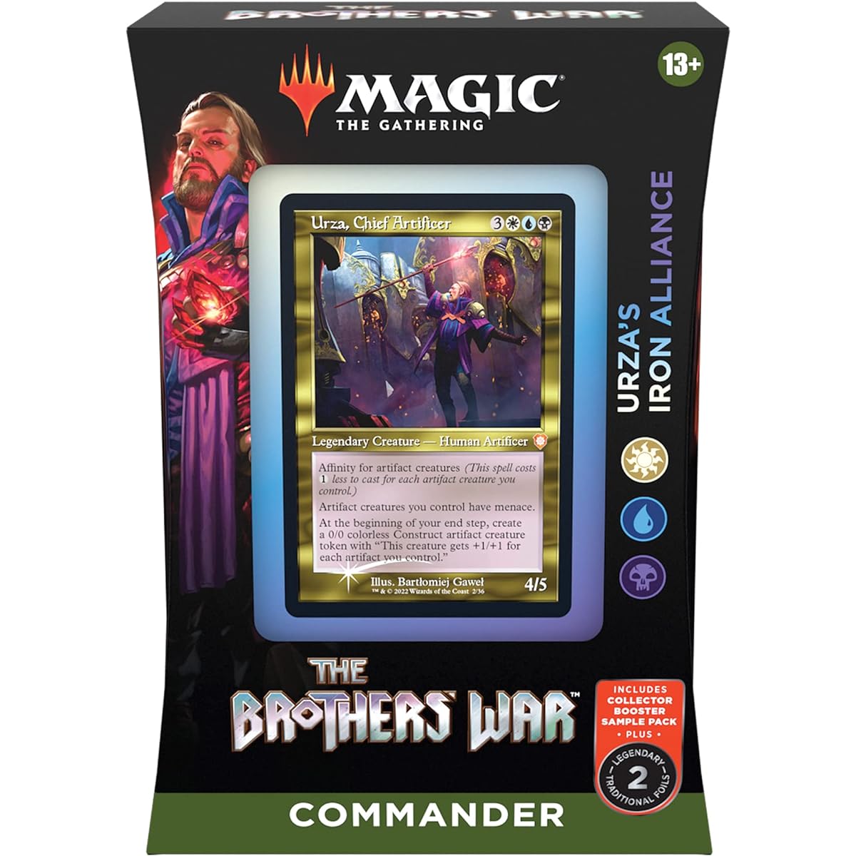 Magic the Gathering Brothers War Commander Deck | 4 Decks - 2 Urza Alliance + 2 Mishra Glazed Banners