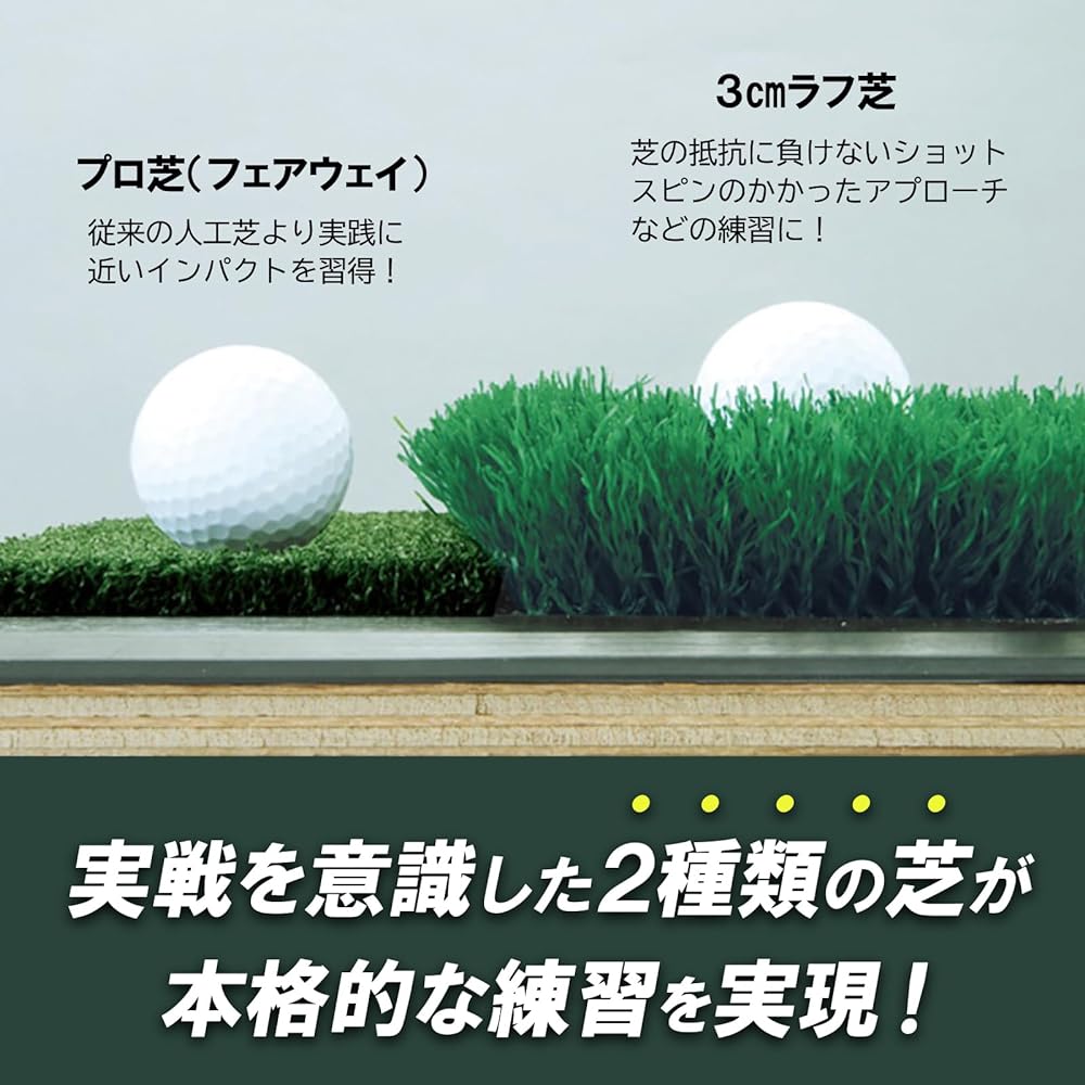 DAIYA GOLF Golf practice mat, shot mat, golf practice equipment, practice supplies, training, golf mat, ball replaceable, driver, iron, compact, beginner, advanced, indoor practice, indoor, Shugo Imahira professional, Maiko Wakabayashi professional TR-42