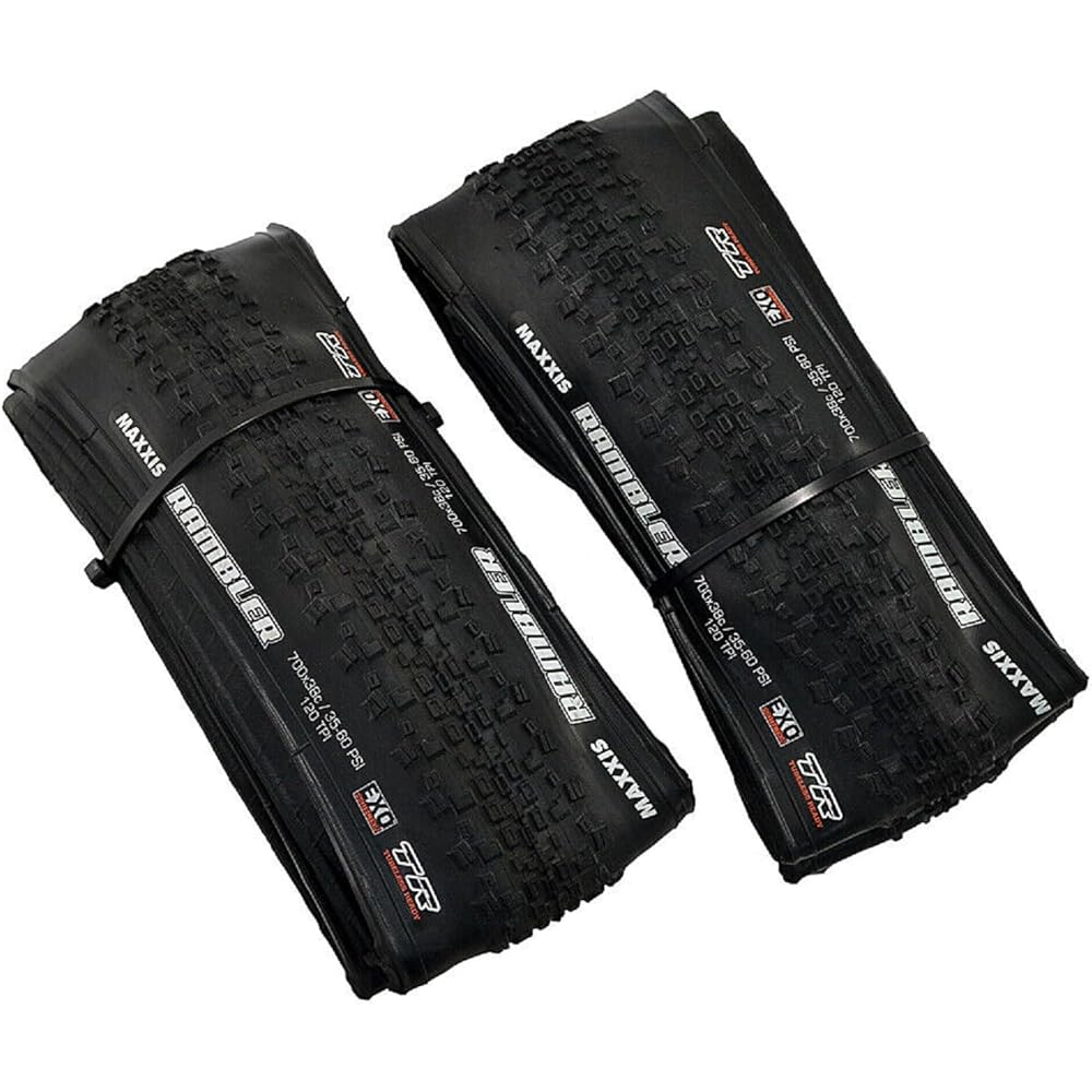 MAXXIS RAMBLER M2018RU Gravel-specific Tire Folding Tire TR EXO 700x38C, Black, 2 Tire, MX2132