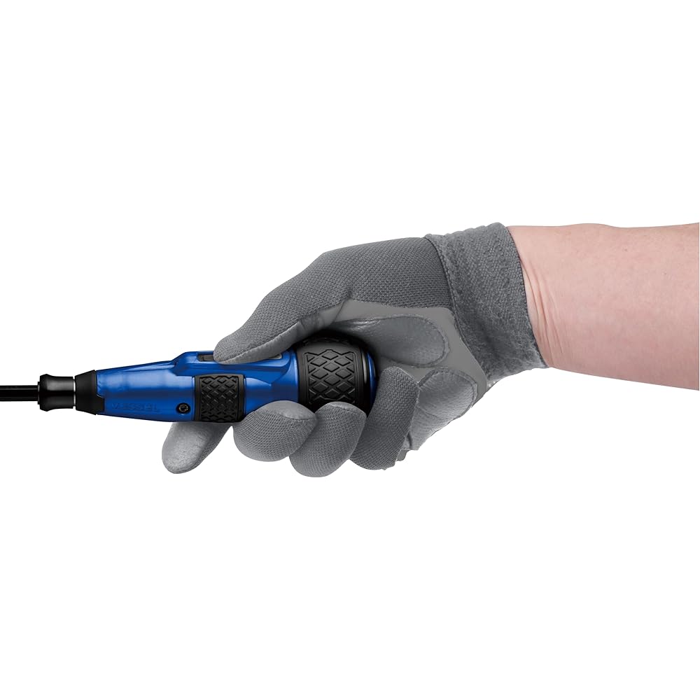 VESSEL Electric Ball Grip Driver Plus Premium 3-Stage Switching Mode Limited Color (Blue) 1 Bit Included 220USB-P1BL