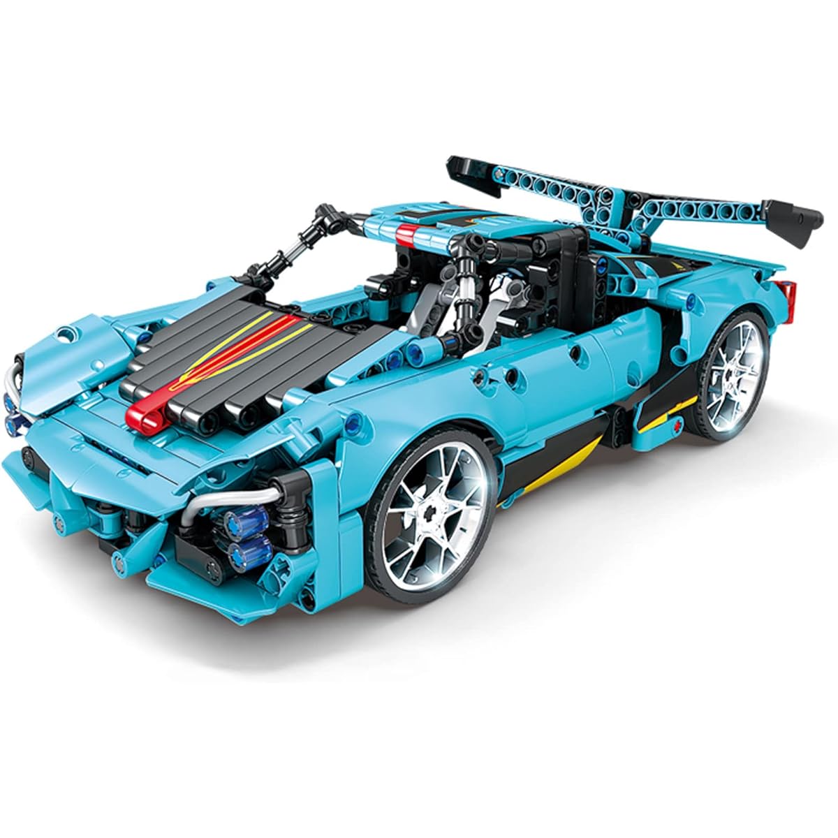 SEMKY Car Series N.9 Super Sports Car Building Blocks and Engineering Toy Set (432 Pieces) Sports Car Model Gift for Ages 8+