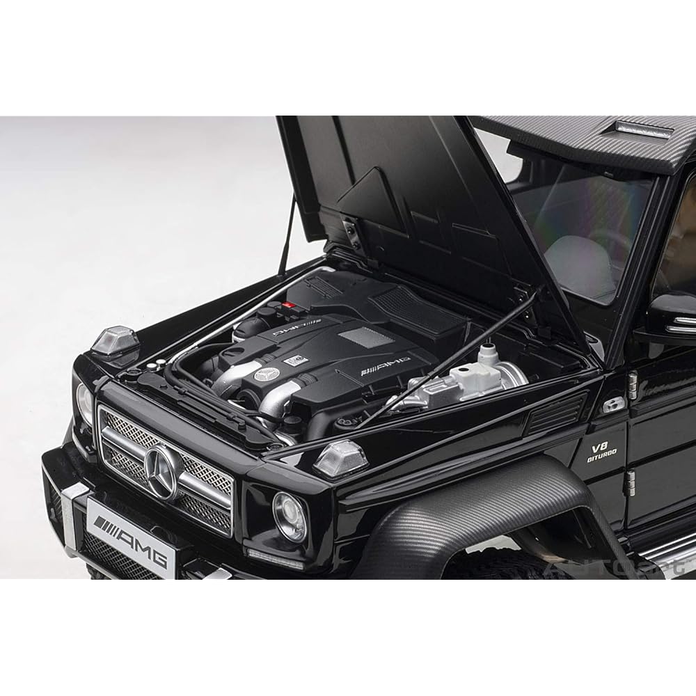 AUTOart 1/18 Mercedes-Benz G63 AMG 6X6 Black Finished Product 76306