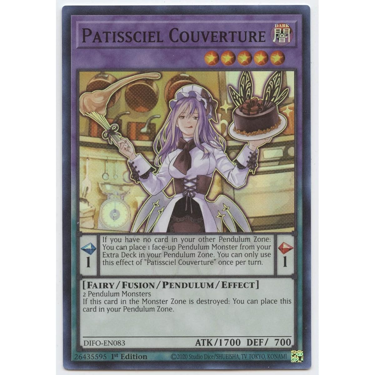 Patisserie Couverture - DIFO-EN083 - Super Rare - First Edition.