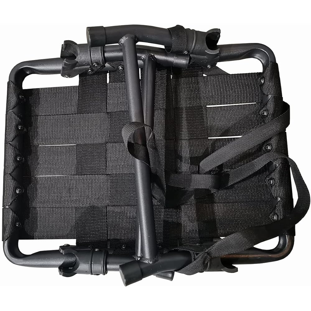 ATPTFD Camping Chair, Cross-legged Chair, Outdoor Low Chair, Foldable, Seiza Chair, Outdoor Ground Chair, Camping, Lightweight, Chair for Good Posture, Hunter Chair, Cross-legged Chair, BBQ, Fishing, Cherry Blossom Viewing, Fireworks Festival, Park Lunch