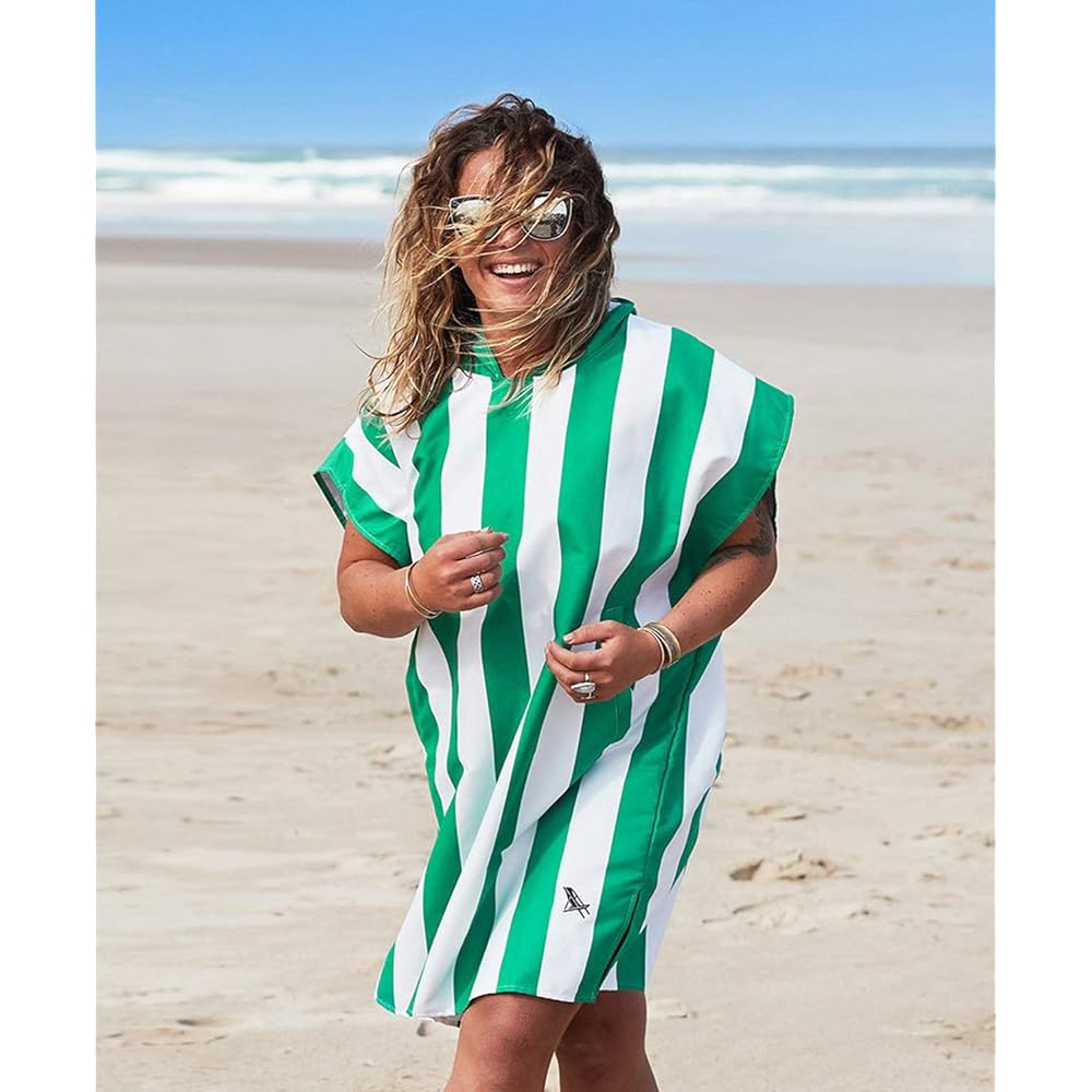 Dock & Bay Poncho Cancun Green Approx. 70 x 90cm 961015