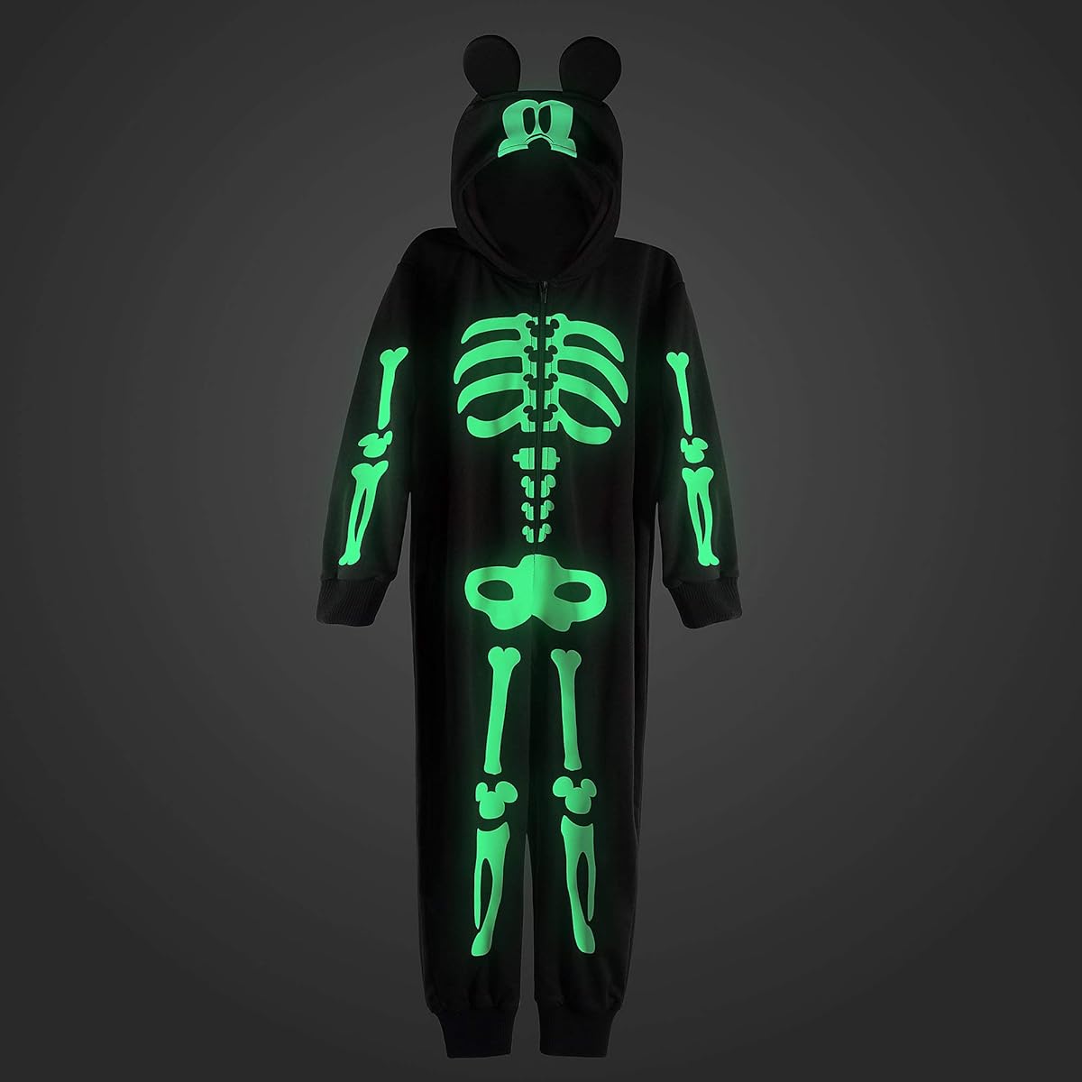 Disney Mickey Mouse Glow in the Dark Skeleton Costume for Boys