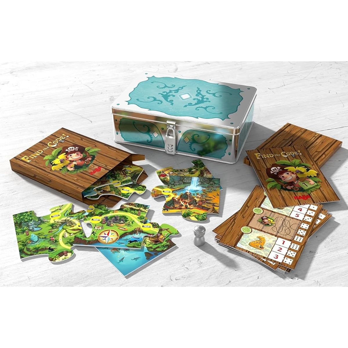 HABA Find the PIN! Pirate Island Edition Board Game Sugorokuya