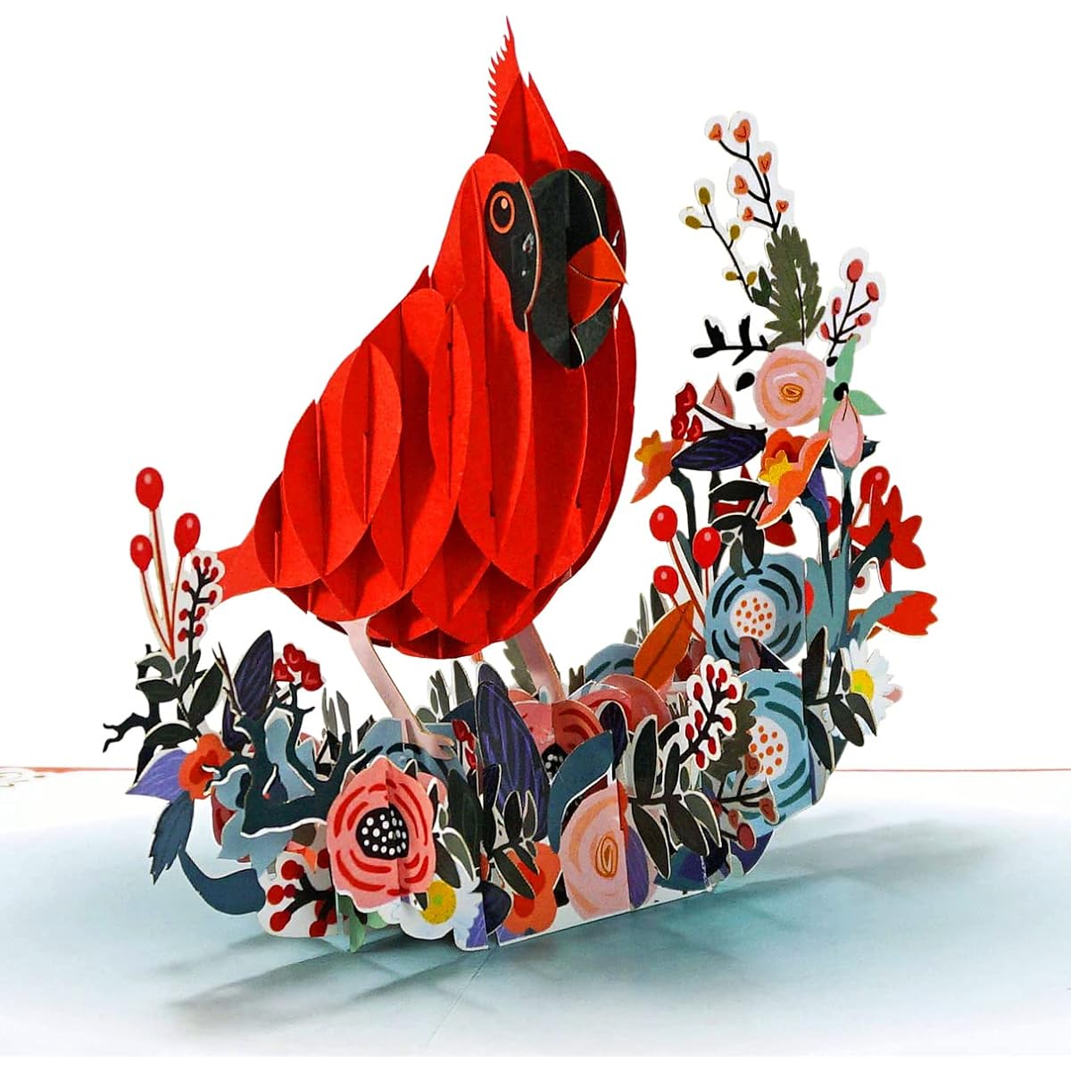 CUTPOPUP Cardinal, Mother's Day Card Pop-up, 3D Greeting Card (Cardinal) US8-24US1515