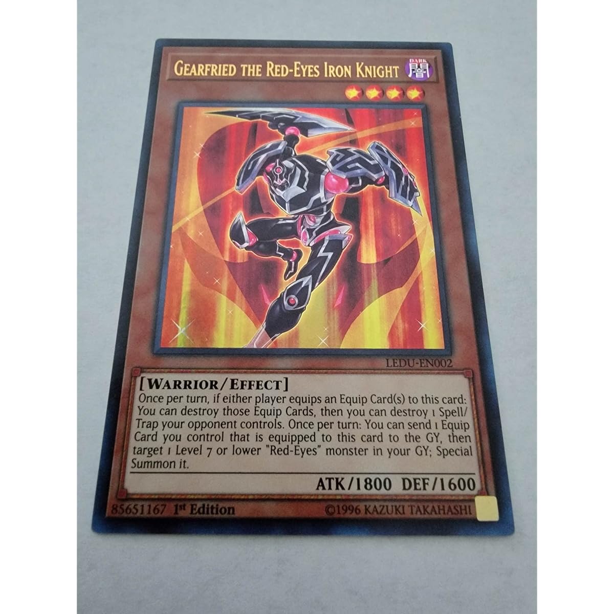 Gearfried Red-Eyes Iron Knight - LEDU-EN002 - Legendary Duelist - Ultra Rare - 1st Edition