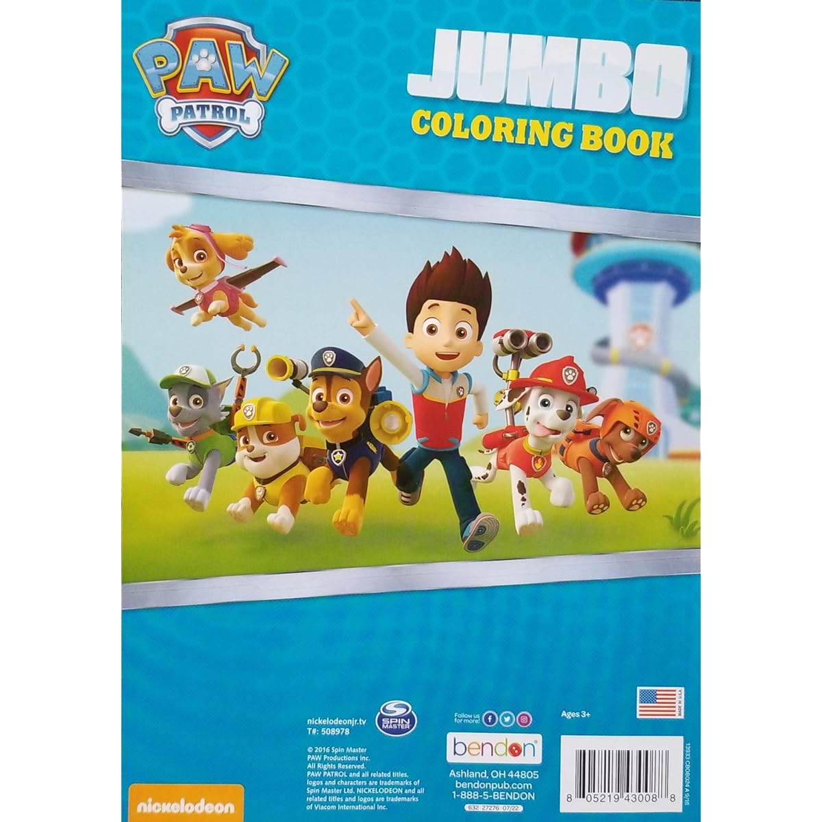 Paw Patrol Spring into Action Colouring and Activity Book - 96 Pages