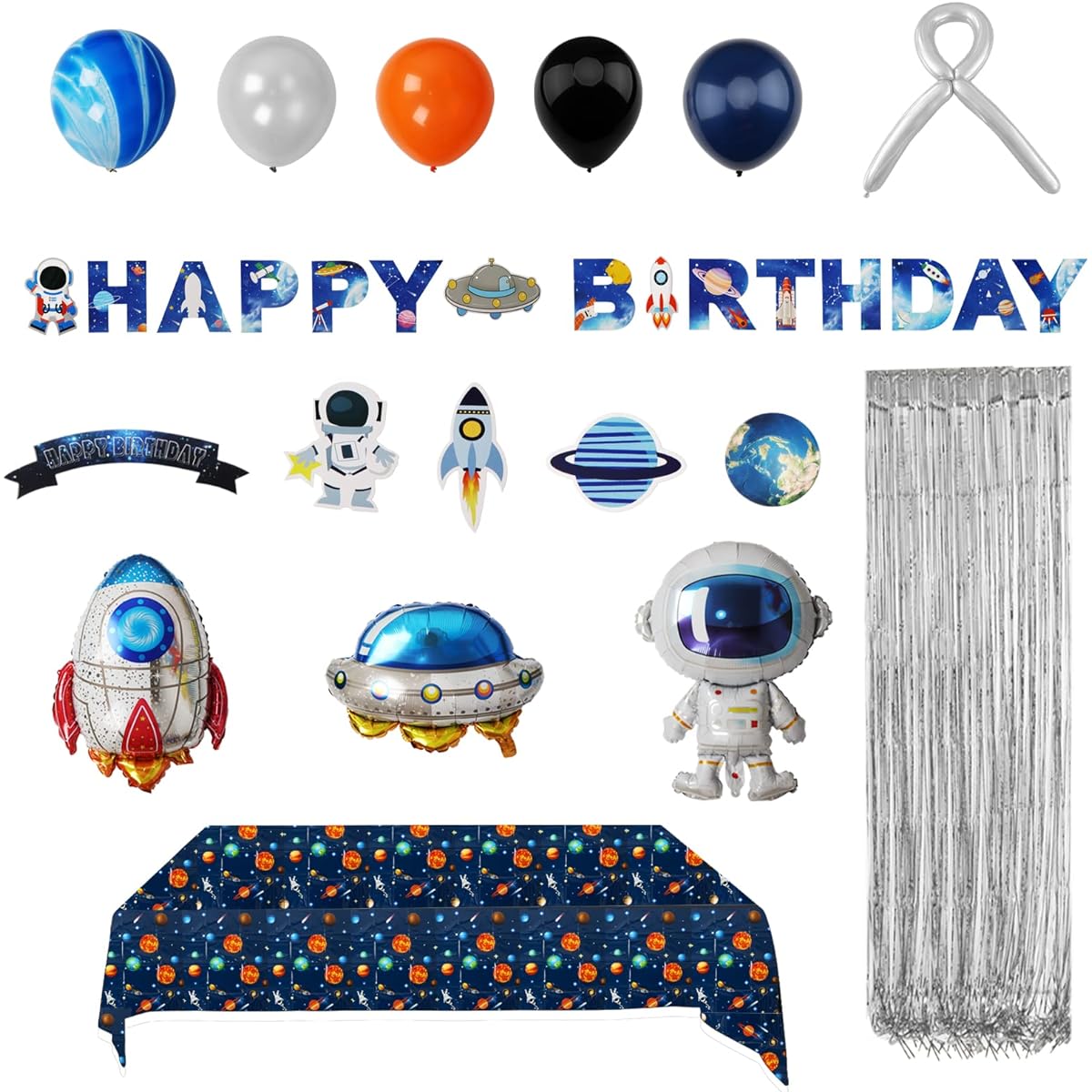 Recosis space party decoration