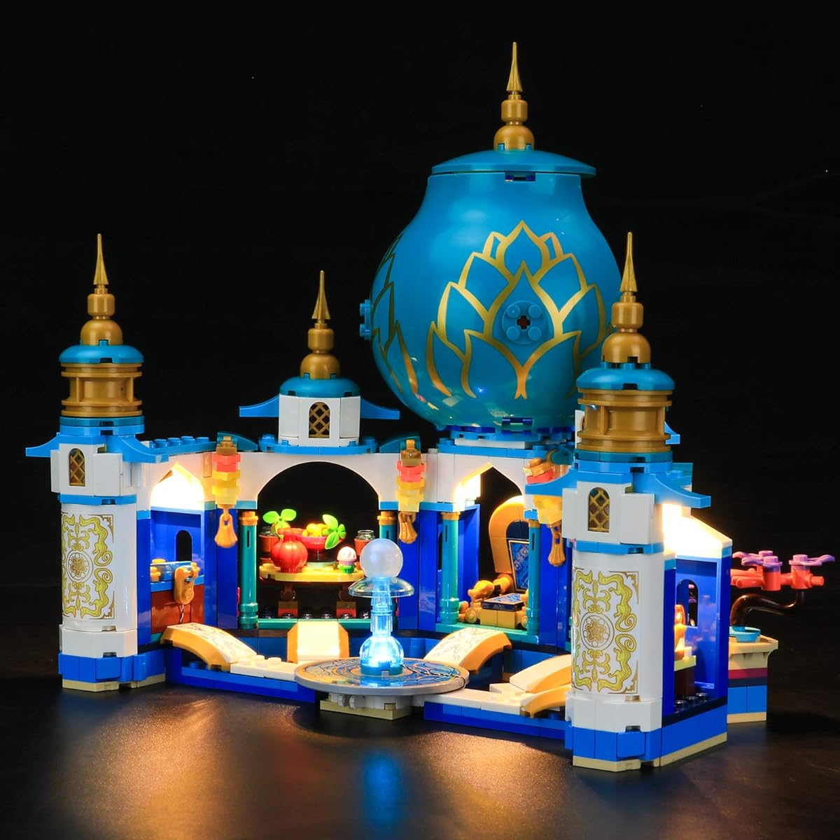 BRIKSMAX LED Light Kit for Disney Raya and Heart Palace - Compatible with Lego 43181 (LEGO Set Not Included)