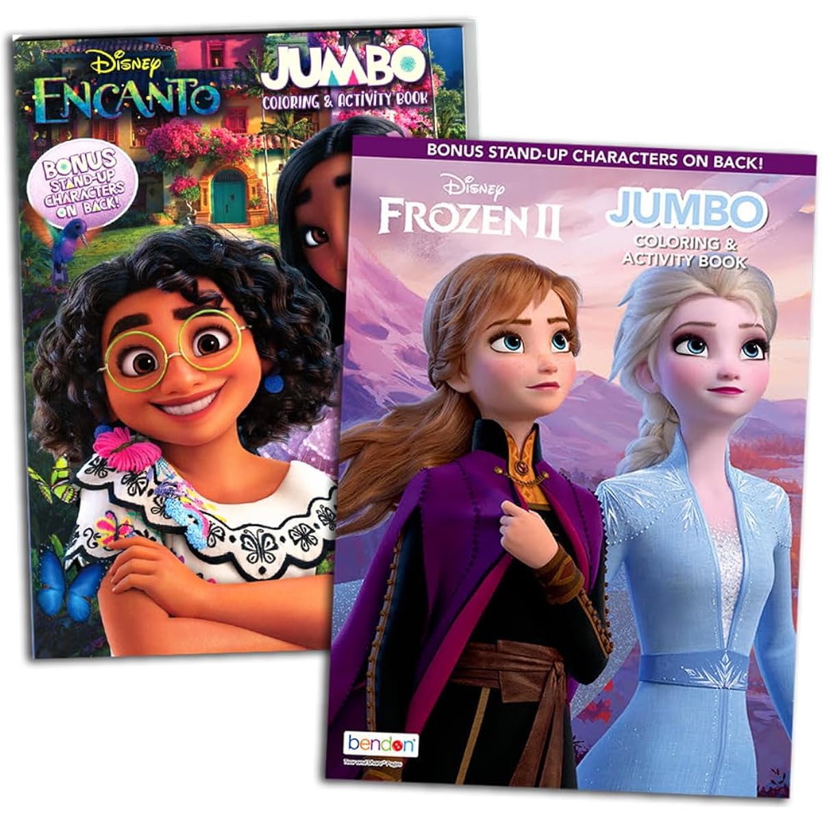 Disney Princess Coloring Activity Set for Kids - Set of 6 Coloring Books Disney Princess Encanto Moana Frozen