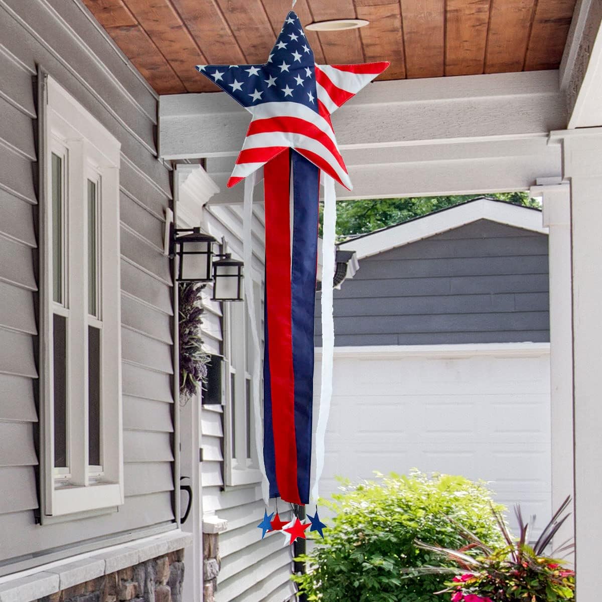 Briarwood Lane American Star Windshield Patriotic 4th of July