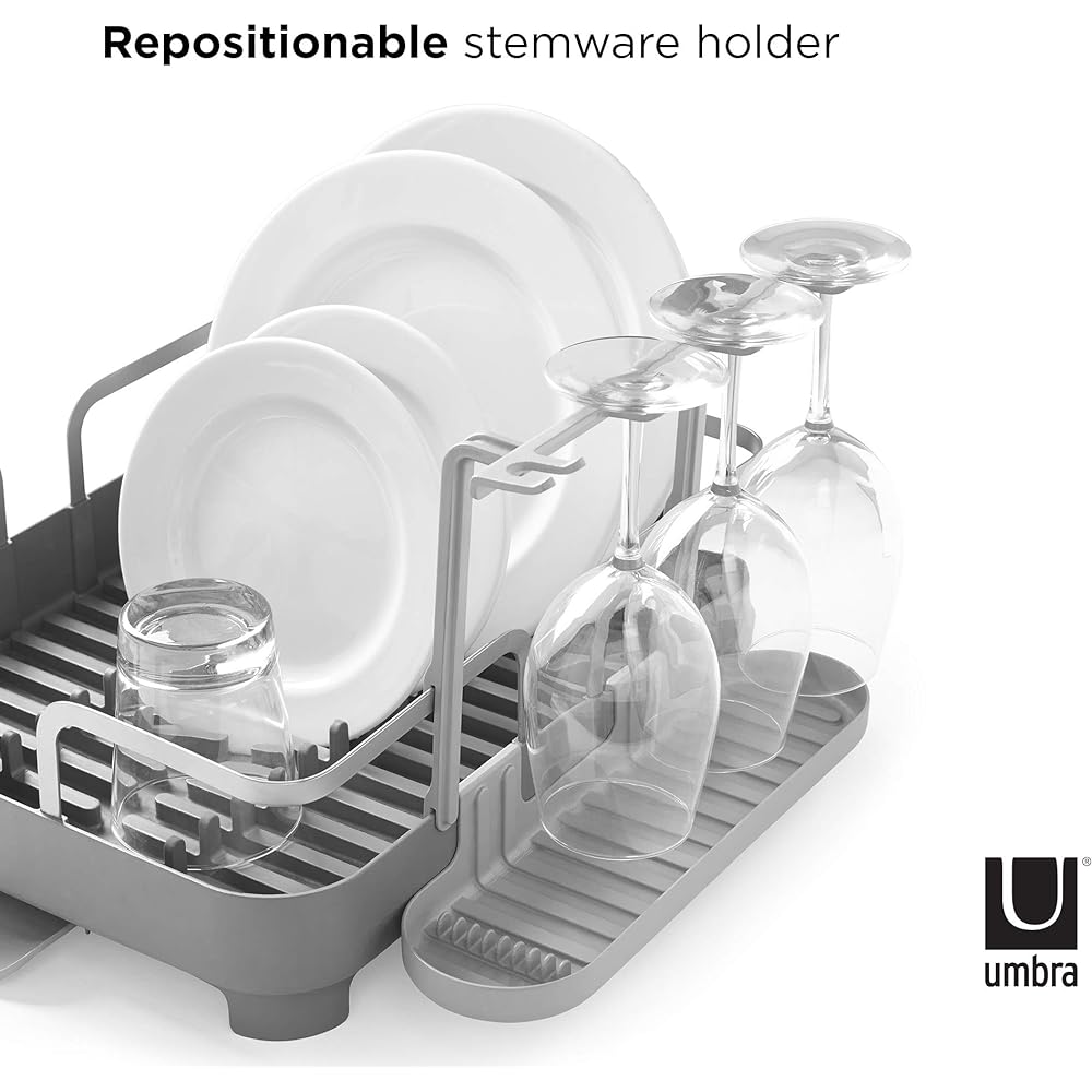 umbra drainer basket drainer rack tableware drainer dish rack charcoal holster 21008163149