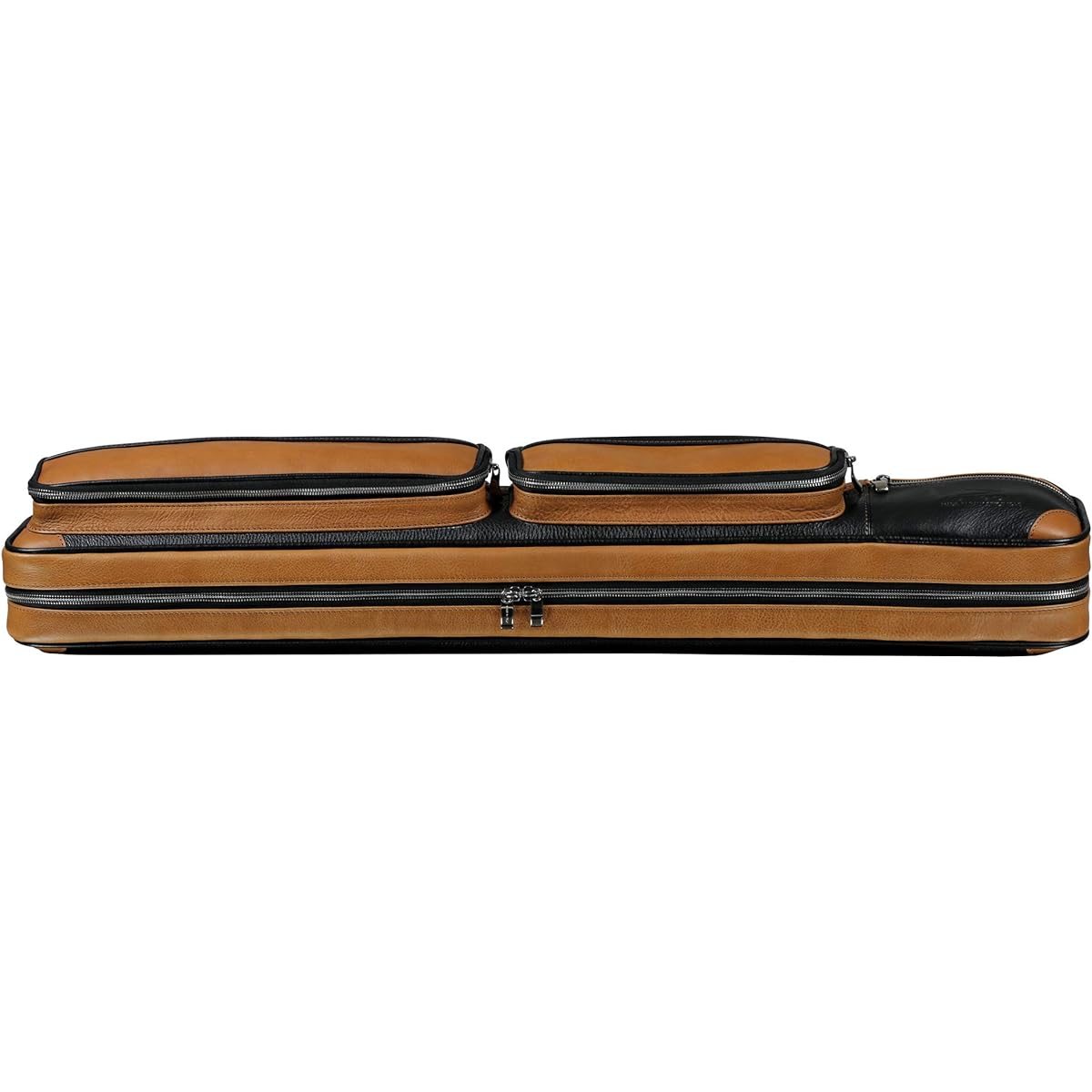 Longoni Giotto Autunno Premium Leather Pool Carom Billiards Soft Cue Case 4 x 8