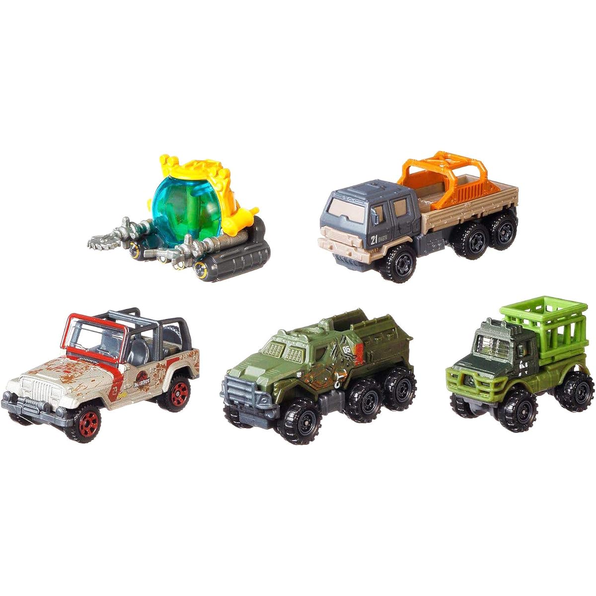 Matchbox Jurassic World Total Truckers Team 5 Pack