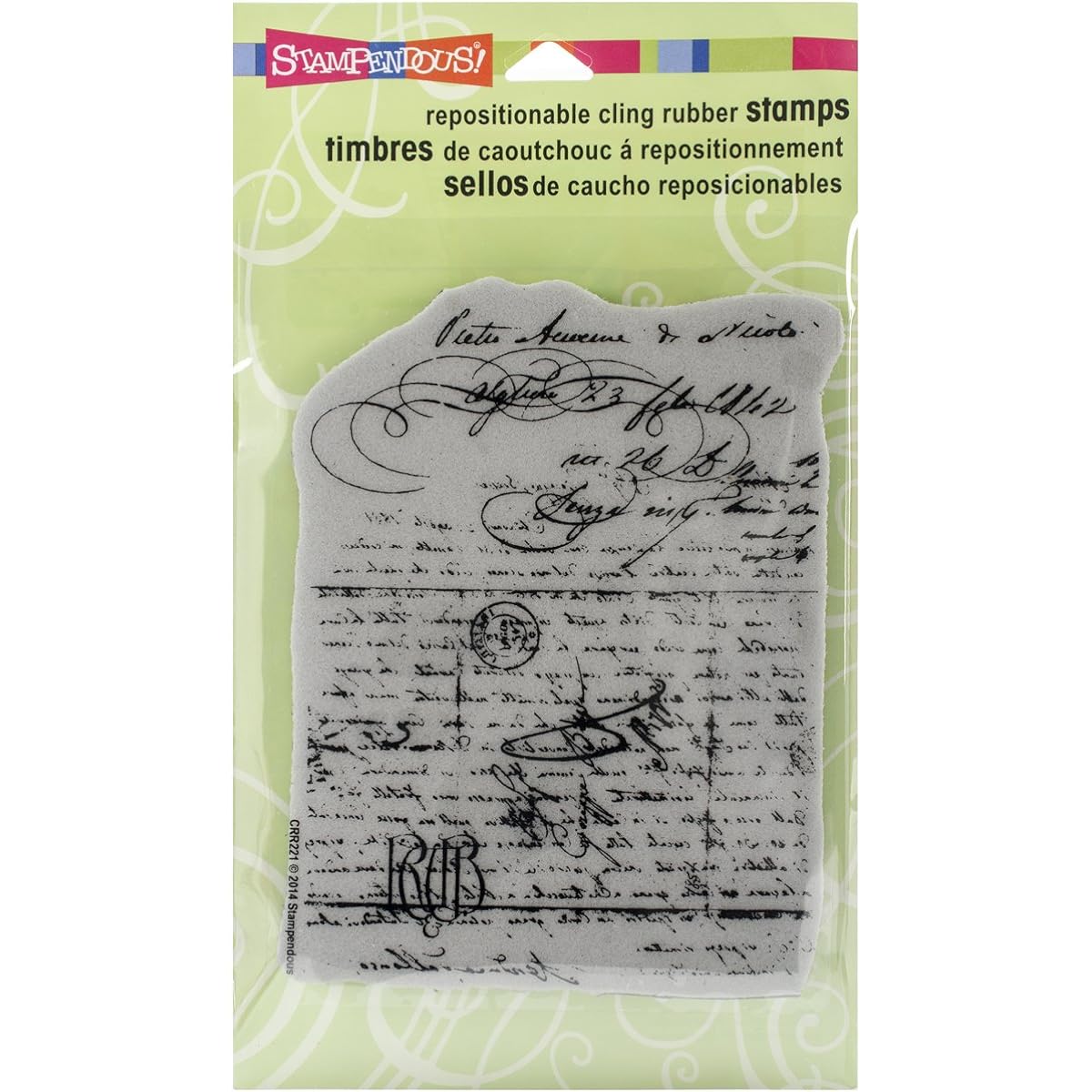 Stampendous Cling Rubber Stamp 4"X6" Sheet-Vintage Letter (Parallel Import)