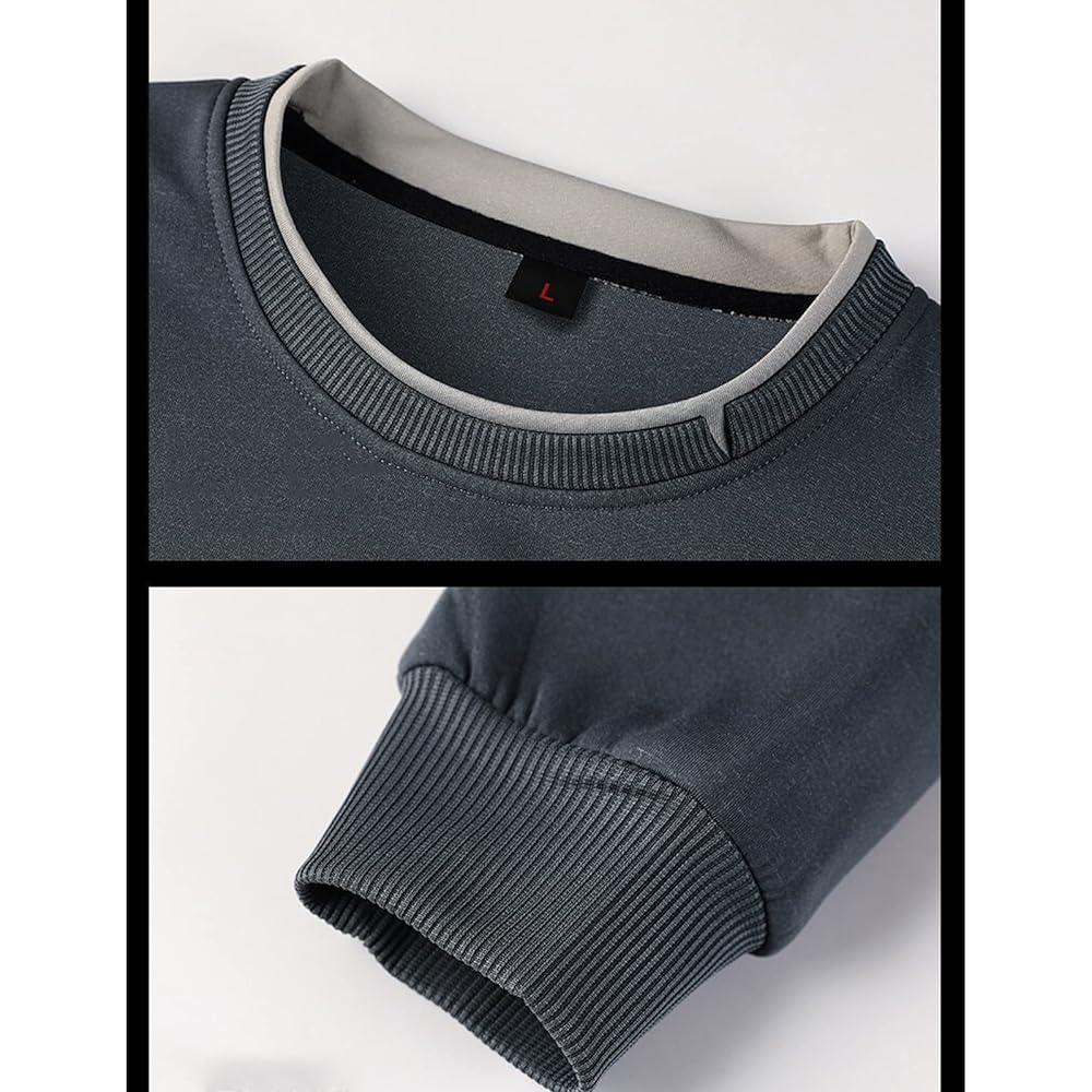 Hisitosa Sweatshirt Men's Autumn/Winter Long Sleeve Hoodie Men's Loose Large Size Sweatshirt Pullover