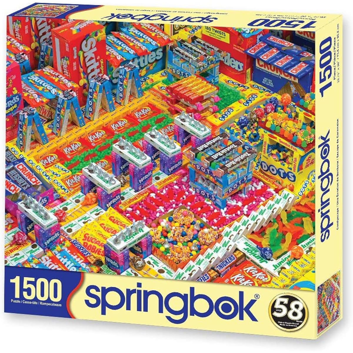 Springbok 1500 Piece Jigsaw Puzzle Candyscape - Made in the USA