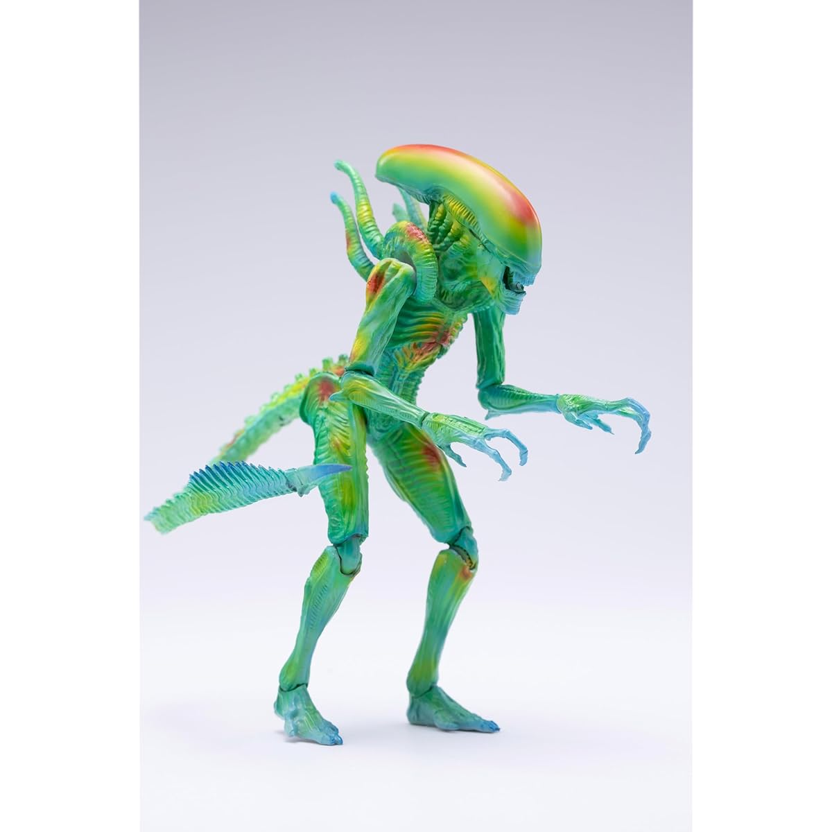 arbenmao HIYA Exquisite Miniseries 1/18 Scale 5 Inch AVP Thermal Vision Alien Warrior Action Figure