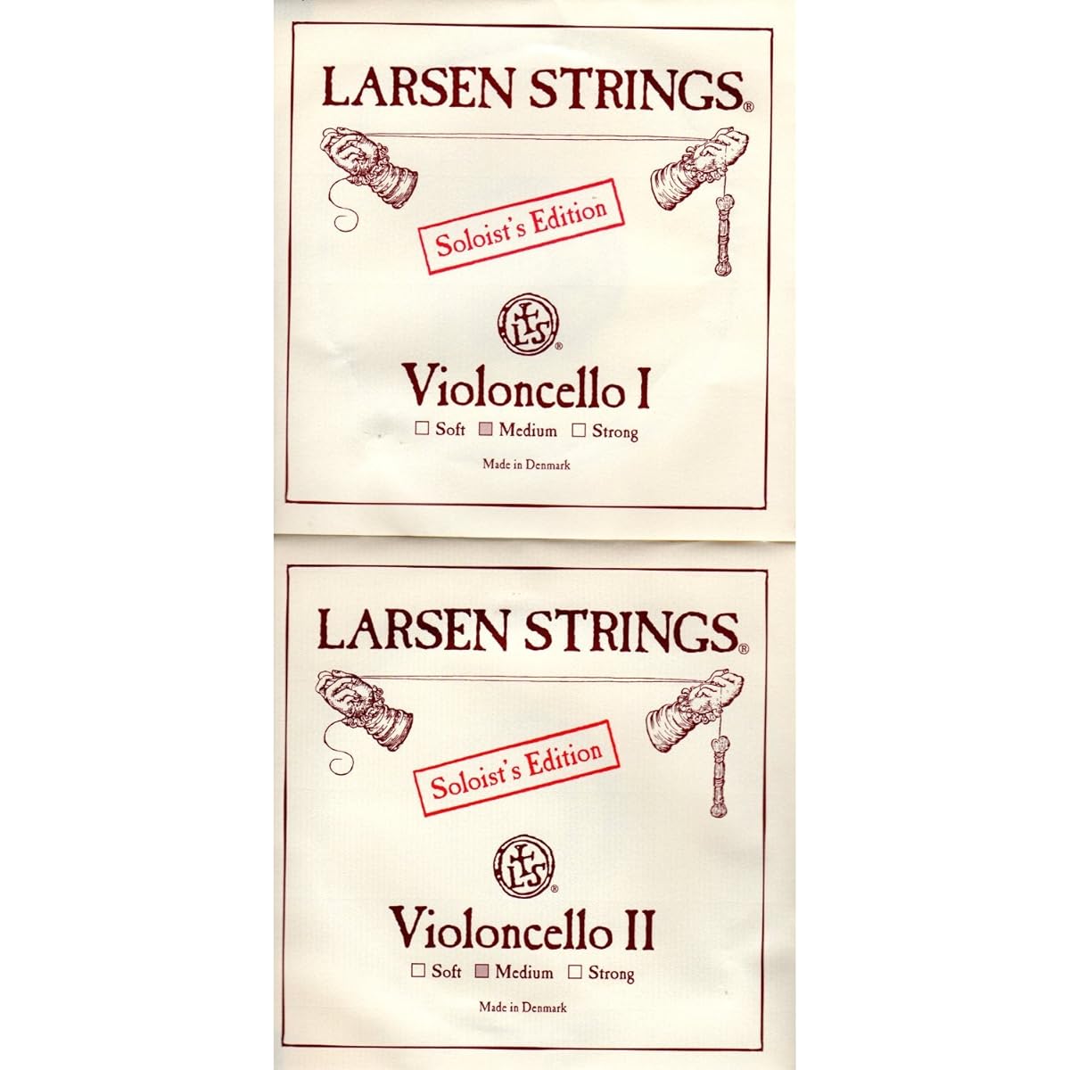 Larsen Soloist AD line cello string set Larsen Soloist
