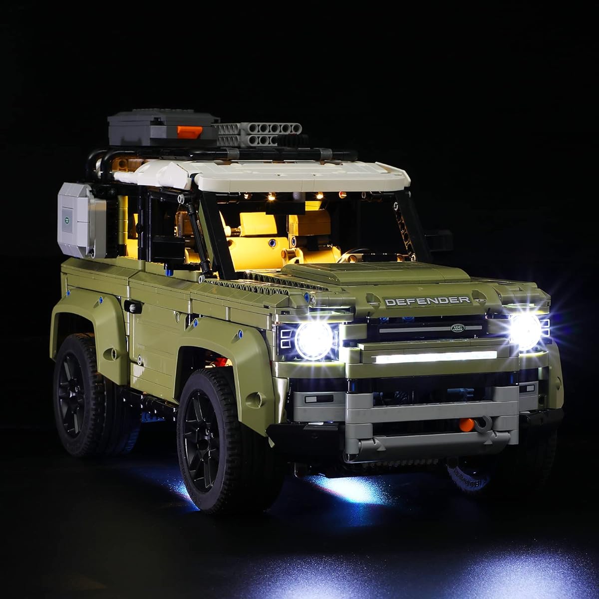 BRIKSMAX LED Light Kit for Technic Land Rover Defender - Compatible with Lego 42110 (LEGO Set Not Included)