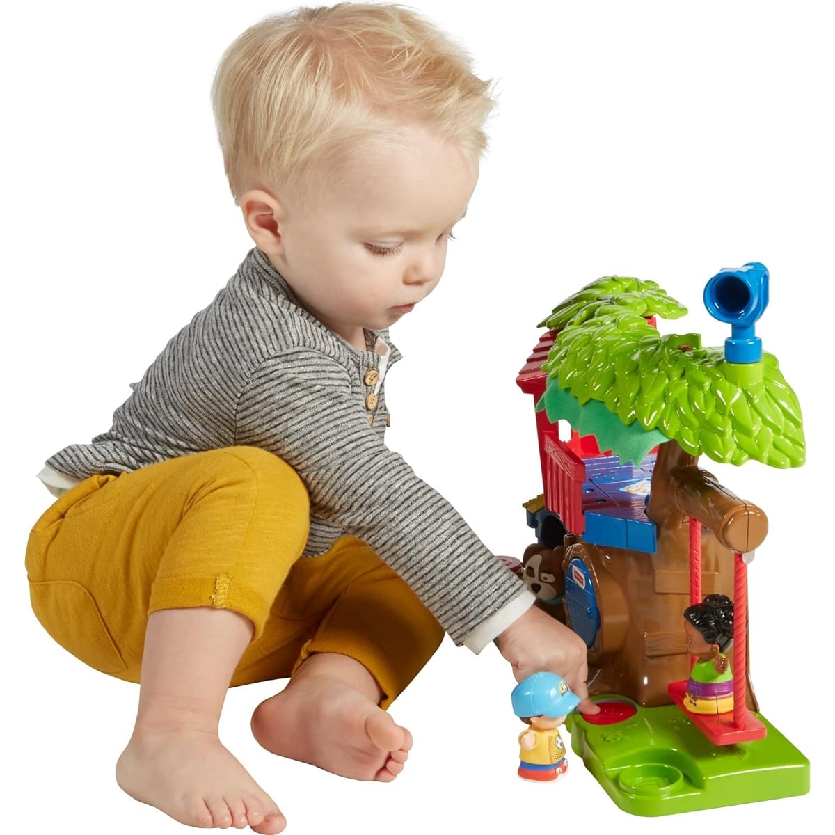 Fisher-Price Little People Swing & Shared Treehouse Playset